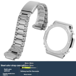 GA2100 metallkorpus rihm Casio G-SHOCK ga2100 GA2110 GA-B2100 jaoks roostevabast terasest Kella rihm Muudatused tahke Bezel Tarvikud For GA2100 or GA2110 white