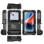 4. p&otilde;lvkonna 15m sukeldumiskarp iPhone 17 pro maxile Mobiilne universaalne veekindel &uuml;mbris V&auml;ljas ujumiseks sukeldumiseks Ujuv kate Samsung S26 Ultra jaoks for 6.9 Inch Phone must