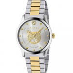 Gucci YA1264074 G-Timeless kahev&auml;rviline naiste k&auml;ekell 38 mm kuld