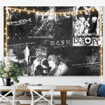 Uus Jaapani Anime Death Note Prindiga Seinavaip Seinale Riputatav Plakat Magamistoa Taust Seinakunst Kodu Kaunistus 125x150cm (50x60in)