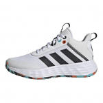 Adidas OwnTheGame 2.0 libisemiskindlad kulumiskindlad keskmise k&otilde;rgusega j&otilde;udluskorvpallijalan&otilde;ud Valge Must Laste H01556 30.5