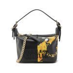 Versace Jeans Couture Prinditud Kett Pol&uuml;ester Sarvkotid Naiste K&auml;ekotid Must 75VA4BP4-ZS820-G89 Basic Set (Bag+Dust Bag)