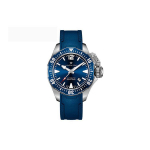 Hamilton Khaki Navy Seeria Automaatne Mehaaniline Liikumine 300 Meetrit Veekindel Kell 42 Mm Sinine Tihvt Roostevabast Terasest Korpus Kummist Rihm H77705345 Regular Watch Box,Blue Dial Tapes