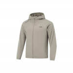 Li Ning Fitness Series Tuulekindel Veekindel Kolmem&otilde;&otilde;tmeline Kapuutsiga Logoga Puuvillane Jakk Meeste Jakk AJMV157-5 XL