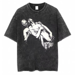 Deftones Mehed Naised &Uuml;legabariidiline Suvine Pestaud T-s&auml;rk Vintage Puuvillane Nostalgilise Disainiga T-s&auml;rk Streetwear S