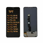 LCD-ekraani ja digiteerija t&auml;ielik koostis TFT TCL 30 4G TCL T776 T676 T676H T676K jaoks
