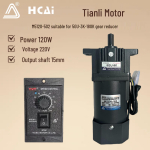 &Uuml;hefaasiline 220V 120W AC Muutuva kiirusega Hammasratasreduktoriga Mootor M5120-502+5GU-K 75K Gear Set
