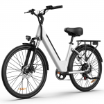 Elektriratas Urlife E26 26 Rehv 250W Mootor Linna Elektriratas T&auml;iskasvanutele 48V 10.4Ah Topeltketaspidurid 7-k&auml;iguline LCD-ekraan Maksimaalne koormus 120 kg 48V 10.4Ah must
