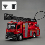 1:18 Veepaagi Legeeritud Redel Tulet&otilde;rjeauto Mudel M&auml;nguasjad Auto Valatud Metallist Inseneris&otilde;iduk Uksed Avanevad Heli Valgus M&auml;nguasi Poisi Kingitus