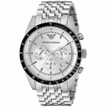 Emporio Armani AR6073 Sportivo H&otilde;bedane Kronograaf Meeste K&auml;ekell 45mm h&otilde;be