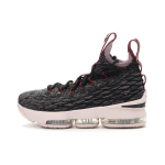 Nike Lebron 15 Pride Of Ohio Must Keskmise s&auml;&auml;rega Korvpallijalatsid Must Punane Unisex 922811-003 38.5 punane/must