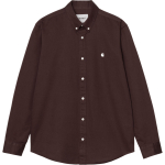 Carhartt WIP FW25 L/S Madison S&auml;rk Pesitud N&ouml;&ouml;pkinnise Pikkade Varrukatega Logoga S&auml;rk Meeste s&auml;rgid I023339-39G-XX M black