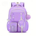 Laste koolikotid t&uuml;drukutele Ortopeediline seljakott Laste printsessikoti seljakott P&otilde;hikooli seljakott Laste &otilde;lakott Mochila One Size lilla