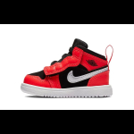 Jordan Air Jordan 1 MID ALT TD Kulumiskindlad keskmise k&otilde;rgusega v&auml;ikelaste kingad Must Punane Imiku ja V&auml;ikelapse AR6352-061 6C red