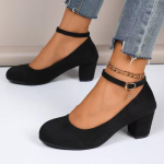 Naiste Suurused &Uuml;mar Nina Suede Klotskontsaga Mokassiinid, Pandlaga Madala L&otilde;ikega Kleit Kingad 35 gray