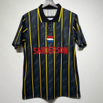 Retro 1993-95 Sheffield Wednesday v&otilde;&otilde;rsiljapallis&auml;rk Meeste l&uuml;hikeste varrukatega jalgpallis&auml;rk Bambuskiud S&uuml;gis Talv XL must