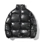 Meeste l&auml;ikiv pufikas Jakk T&otilde;mblukuga Kapuutsiga T&otilde;mblukuga Kraega L&uuml;hike Tepitud Jakk L&otilde;tv Soe Talvine &Uuml;ler&otilde;ivas Suurused M‑5XL XL gray