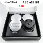 Auto ujuvratta keskmine kate rummukate 4 tk 60mm 61mm 68mm 69mm m&auml;rk Audi B5 B6 B8 A3 8P 8V 8L A5 A6 C6 C7 A1 A7 A8 Q A4 S4 jaoks Audi