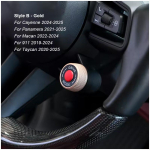 Sport Chrono Roolinupp Porsche Cayenne/Panamera Macan/911 718/Taycan 2017-2025 jaoks SC Režiimi L&uuml;lituskomplekt Plug Play B Neodymium gold black