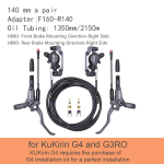 XOD XD-H800 / XD-H880 H&uuml;draulilised ketaspidurid elektrit&otilde;ukeratastele ja e-jalgratastele, &ndash; &Uuml;hilduv KuKirin G2 G2MAX G3PRO G4 G5