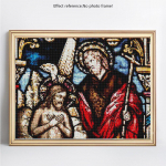 Ikoonid Teemanttikandid Teemantmaal ruudukujuliste kividega Person Teemant 20X30