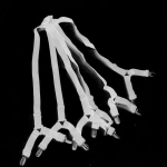 6-k&uuml;ljelised voodilinad, pandlad, libisemiskindlad rihmad, madratsiklambrid, elastsed kinnitusrihmade haaratsid White