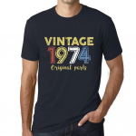 ULTRABASIC - Homme T-s&auml;rk Graphique Vintage 1974 XS yankees sinine v&auml;rv
