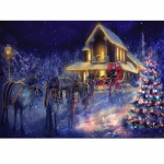 Teemantmaaling Tasuta ristpistes komplektid Mosaiiktikandid J&otilde;uluvana pilt Kodukaunistus 20X30CM