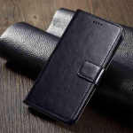 Classic Book Flip PU nahast rahakoti telefoni&uuml;mbrise kate Samsung A04 A14 A24 A34 A54 jaoks Xiaomi Redmi 12C 12 10C 9 9A 9AT 9C M&auml;rkus 12 11 Pro+ 5G 11s 10 RedMi 4X must