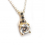 Altesse [F7092] - kullatud kaelakee 'Essentiel' valgest kullast - 6 mm valge