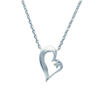 Les Tr&eacute;sors De Lily [G1225] - Collier Argent 'Love' h&otilde;be