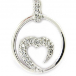 Altesse [G2425] - Pendentif argent 'Love' h&otilde;be