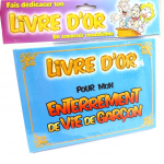 Les Tr&eacute;sors De Lily [K3454] - Livre d'or 'Enterrement de vie de gar&ccedil;on' sinine