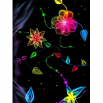 T&auml;ielik teemantmaal V&auml;rvilised lillemullid Ristpistes DIY Teemantmosaiik Rhinestone'i pilt 20X30CM