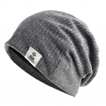 Unisex Beanies M&uuml;tsid meestele ja naistele Streewear Hip Hop Skullies Beanies &otilde;ues lahtise stiiliga kapotiga Gorras kootud &otilde;huke pehme m&uuml;ts 56-60CM hall