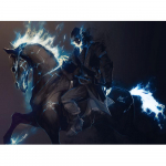 Teemantmaal t&auml;isring/ruudukujuline teemant  kummitusr&uuml;&uuml;tli  3D tikandiga ristpistes vesi teemant 5D isetegemise mosaiikmaal kaunistus Full Square (20X30CM)