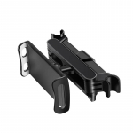 Teleskoop-auto tagumine padi telefonihoidik, tahvelarvuti autoalus, istme tagumine peatoe kinnitusklamber telefoni tahvelarvutile 4-11 tolli must