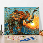 Kodukaunistus L&otilde;uend Digitaalne &otilde;limaal Kunstnumbrid &Otilde;limaal DIY Maalimine numbrite j&auml;rgi 40x50cm no frame