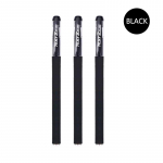 Kvaliteetne l&auml;bipaistva vedela tindiga pastapliiats Sujuv kirjutamiskatse, rull-m&auml;rk Geel-tindipliiats Moodne koolikontoritarbed Praktilised kirjatarvete allkirjastamispliiats 3pcs set must