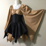 Renaissance Vintage Palace Victoria keskaegsete kost&uuml;&uuml;midega naiste Halloweeni cosplay t&auml;isvarrukatega v&ouml;&ouml;koha sidemega kleidipidu S