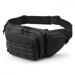 Taktikaline v&ouml;&ouml;kott Military Fanny Pack Sling &otilde;lakott v&auml;listingimustes kasutamiseks m&otilde;eldud rinnakott, peidetud kandekott 43*8*16cm must