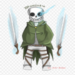Attack On Titan Sans Undertale Attack On Titan plaastrid r&otilde;ivastele Suured Anime plaastrid Heat Transfer Vin&uuml;&uuml;lkleebis Triikimisplaat riiete jaoks