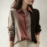 Elegantne vintage pikkade varrukatega naiste pluusid s&uuml;gisv&auml;rvilised rev&auml;&auml;ri kaelusega l&otilde;tv t&ouml;&ouml;s&auml;rk, t&auml;isn&ouml;&ouml;biga naisteriided M-3XL M