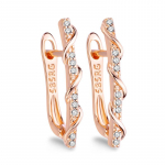 MINTHA Clip K&otilde;rvar&otilde;ngad Trendikas Rose Gold Color Pulma Igap&auml;evased Moeehted Kuubiktsirkooniumoksiidk&otilde;rvar&otilde;ngad Naistele Pruudi k&otilde;rvar&otilde;ngad A