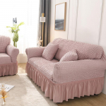 &Uuml;hev&auml;rviline elastne diivanikate elutuppa tr&uuml;kitud ruuduline veniv sektsioonkatted Diivani diivani kate L-kujuline 1-4-kohaline 1-Seater 90-140CM