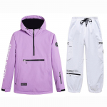 Uus Skiwear kapuuts Meeste ja naiste lumelaua suusakapuuts Tuulekindel soe suusajope p&uuml;kste komplekt M
