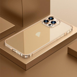 Magnet&uuml;mbris iPhone 11 12 13 14 Pro Max Clear Magsafe tagakaas iPhone 13 Pro Max 12 korpuse metallist raamiga telefoni kaitseraua l&auml;&auml;tse klaas For iPhone 14 Pro Max