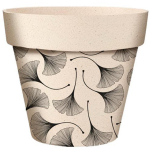 Les Tr&eacute;sors De Lily [A2067] - bambusest istutusmasin 'Ginkgo Biloba' must beež - 14x12 cm must