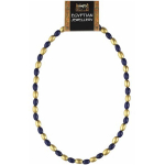 Les Tr&eacute;sors De Lily [R4357] - Retro puidust kaelakee 'Ancient Egypt' merev&auml;e kuld - 7 mm sinine