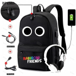 Originaalne Rainbow Friends seljakott V&auml;rvilised poisid T&uuml;drukud Koolikotid Maht Reisimine Naised Mehed S&uuml;learvuti Mochilas Para Nias